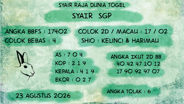 Prediksi SGP